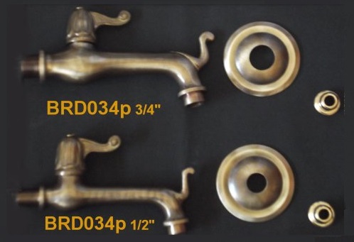 Large brass tap in oil rubbed bronze finish