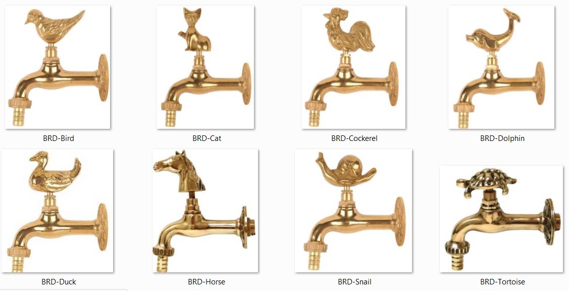 Ornate Brass Water Tap
